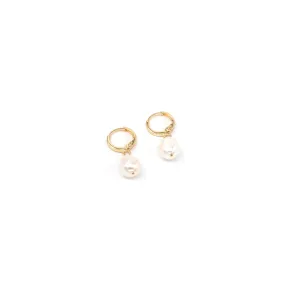 Alina Pearl Hoops