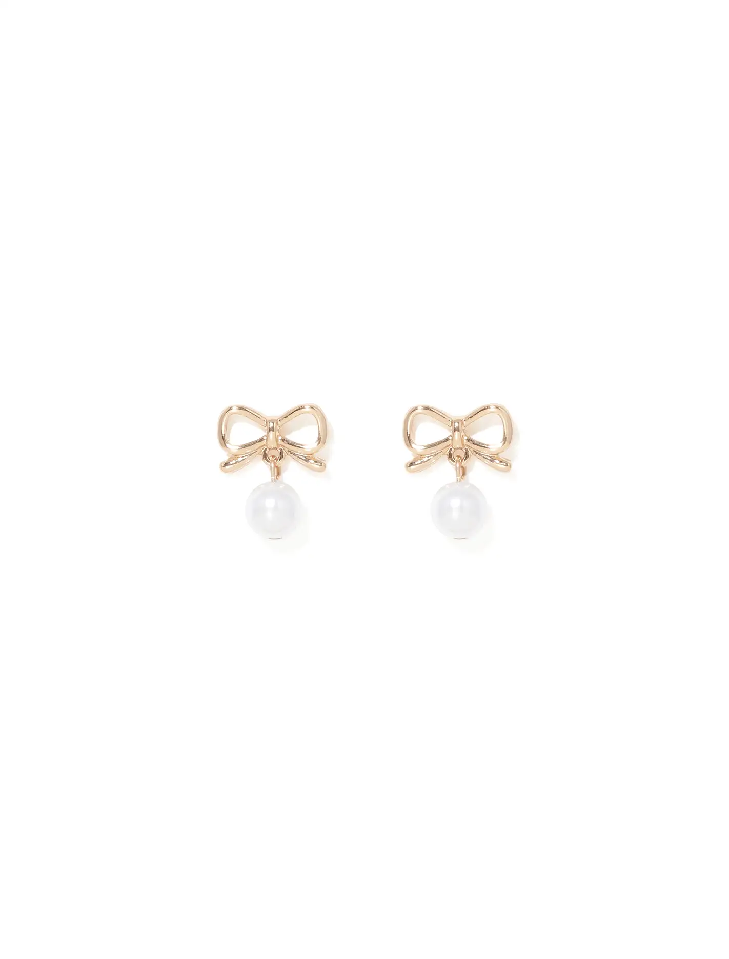 Bailey Bow & Pearl Earrings