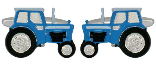 Blue Tractor cufflinks 7159