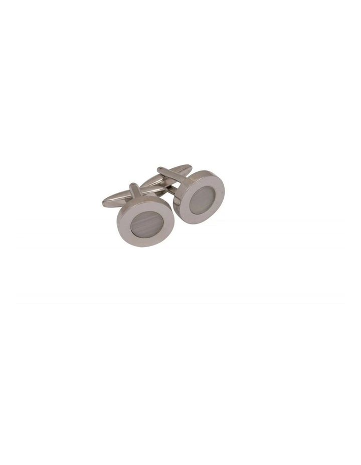 Cats Eye Cufflinks in White