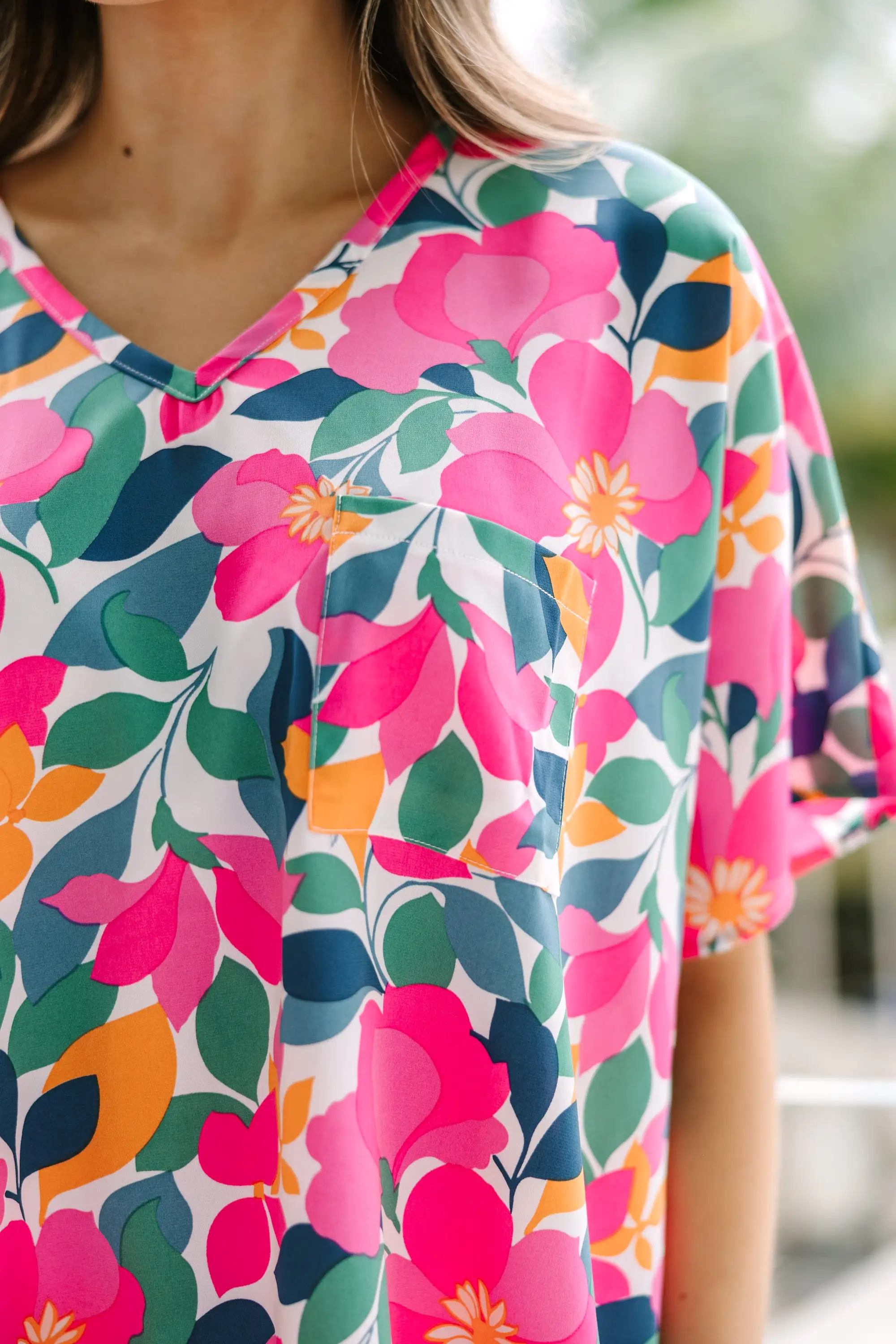 Couldn't Be Better Pink Floral Top