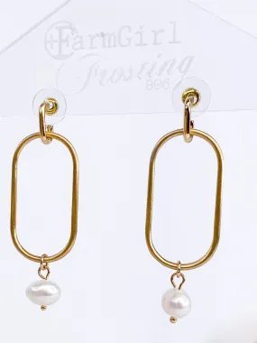 Elleri Pearl Drop Earring