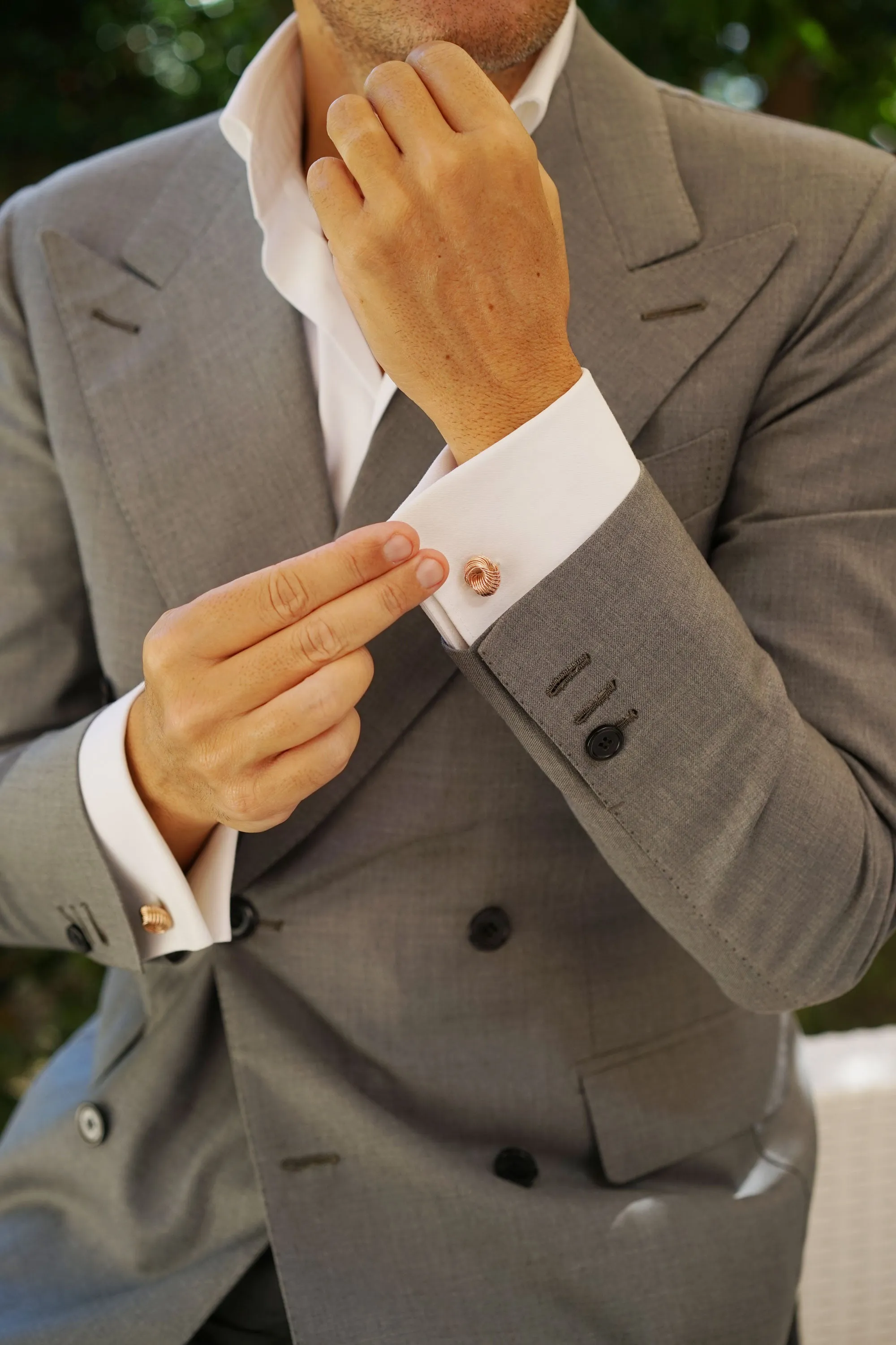 Emmerson Rose Gold Cufflinks