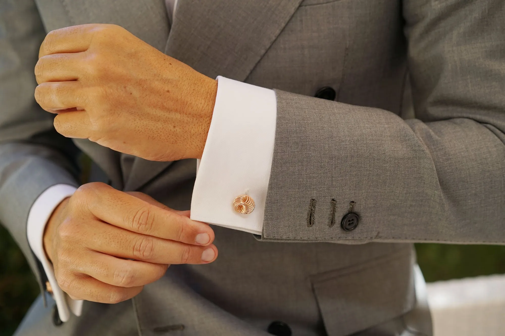 Emmerson Rose Gold Cufflinks