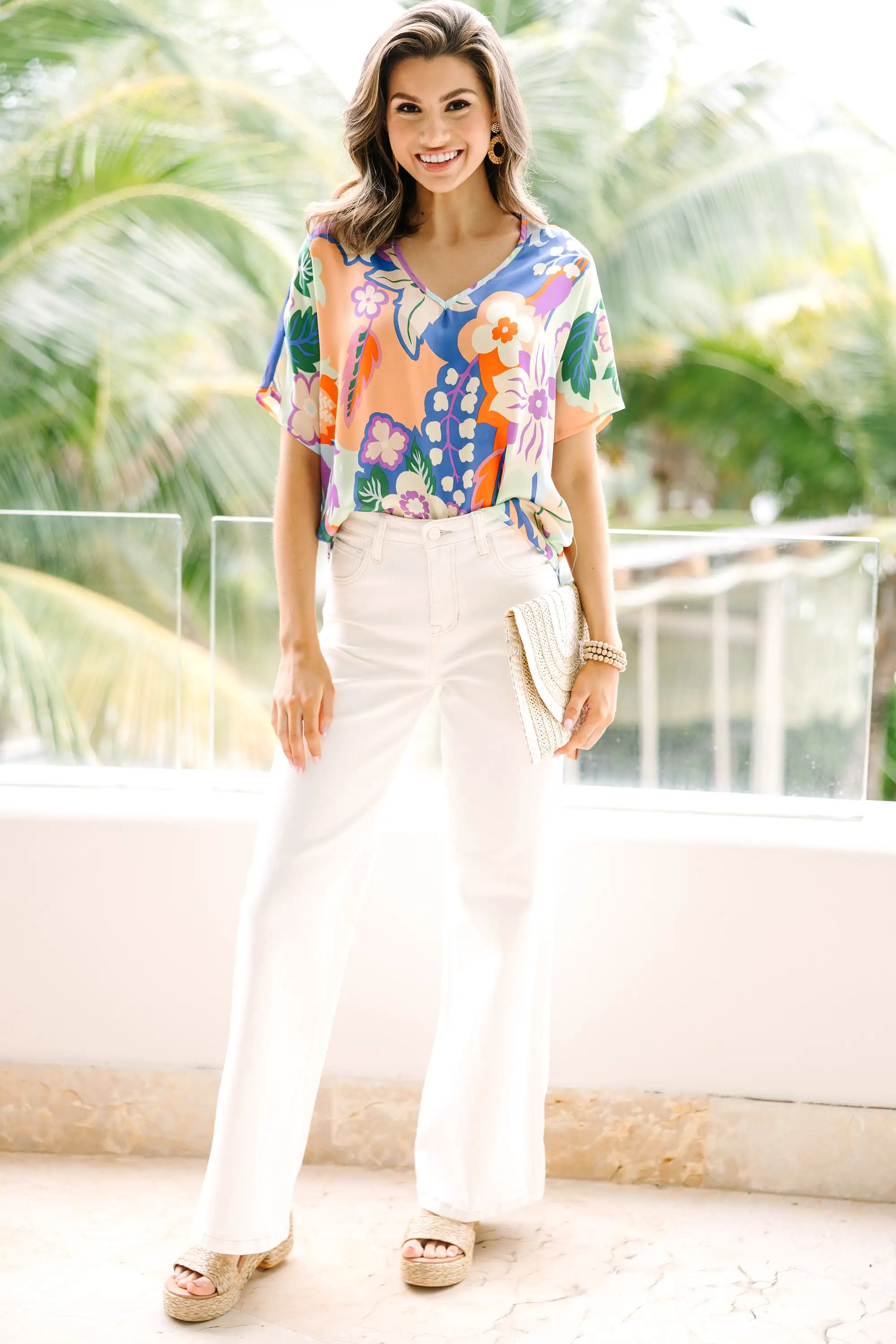 Feeling The Love Sage Green Floral Top