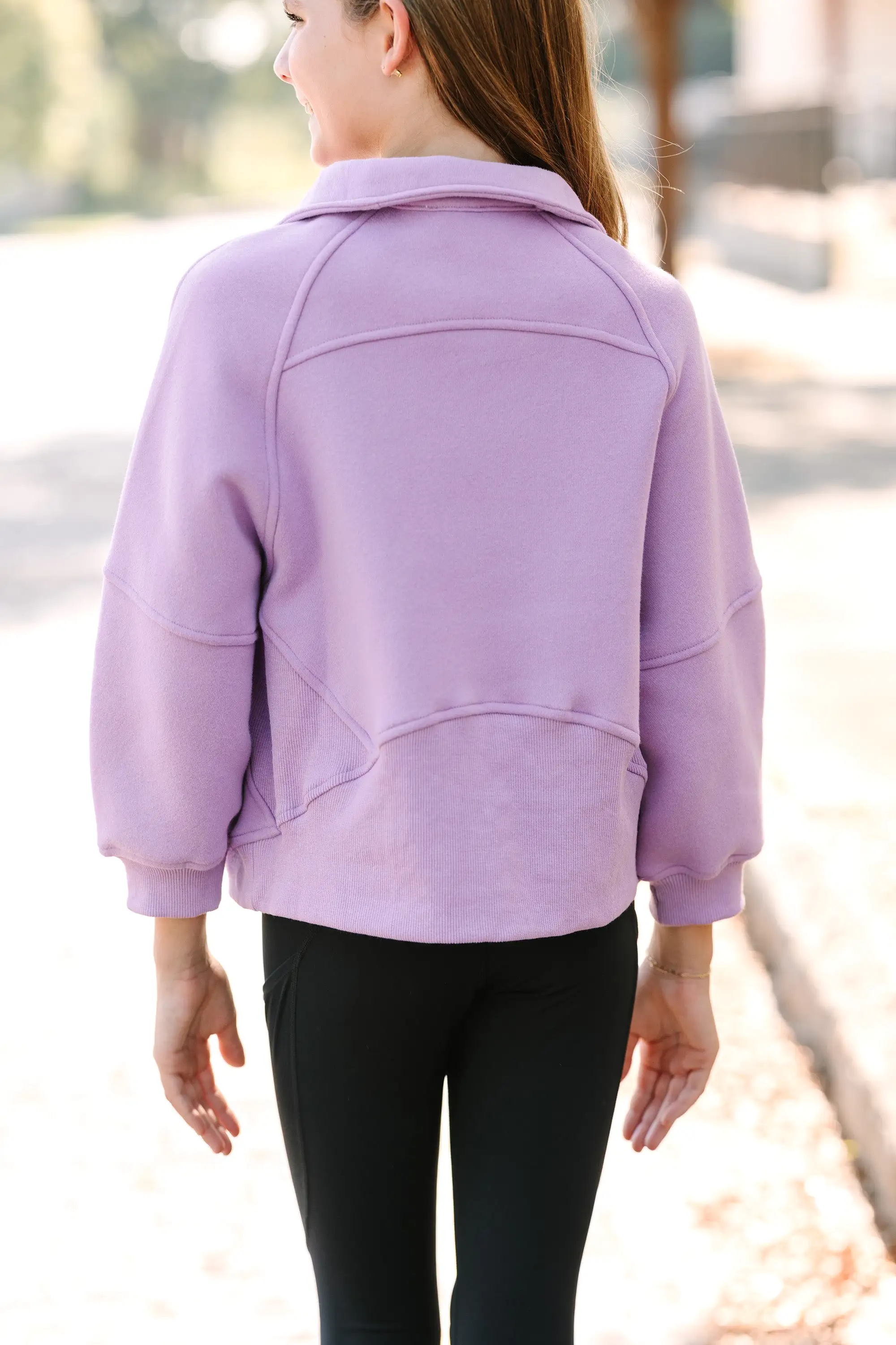 Girls: Always Direct Lavender Purple Pullover