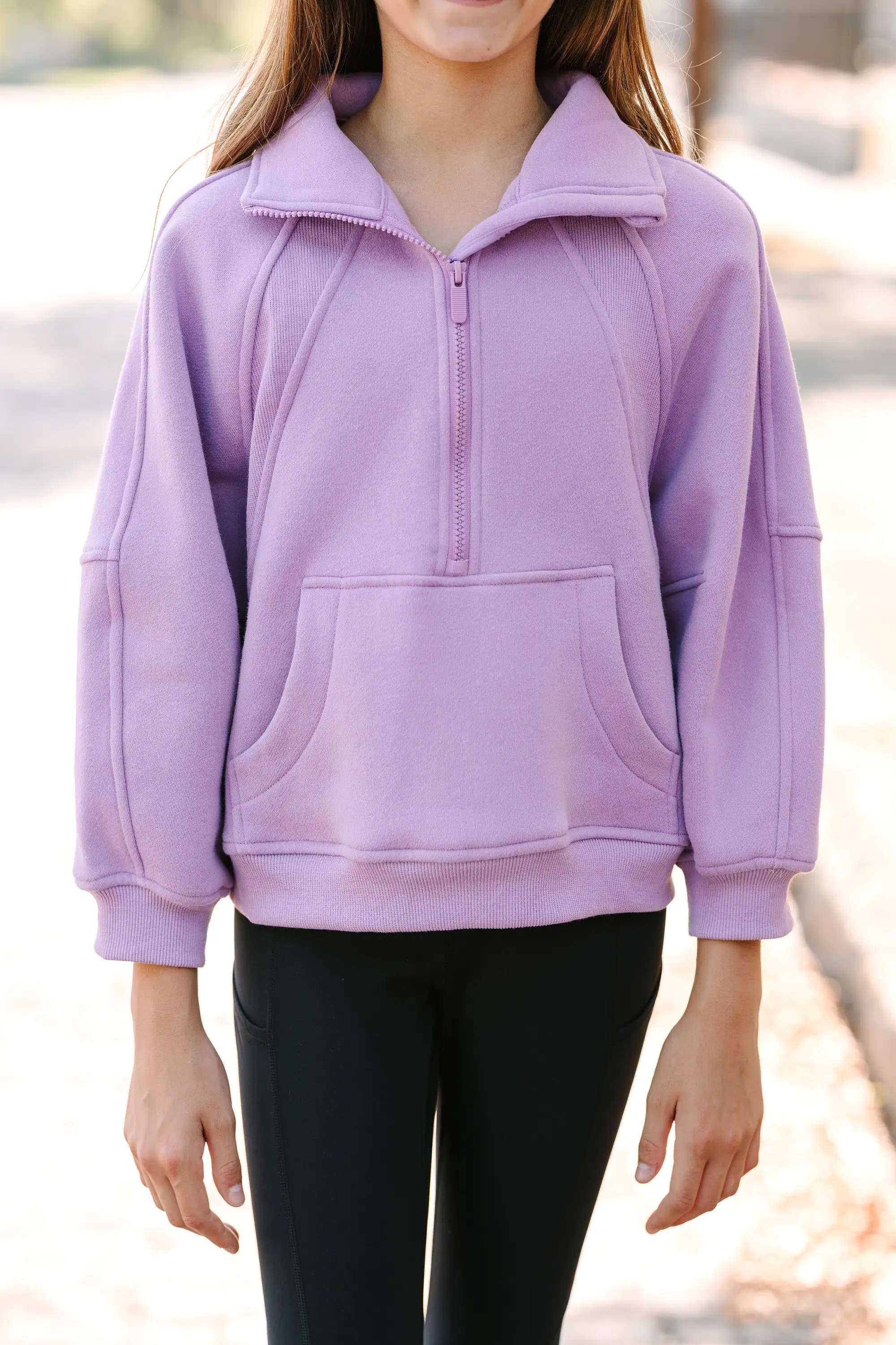 Girls: Always Direct Lavender Purple Pullover