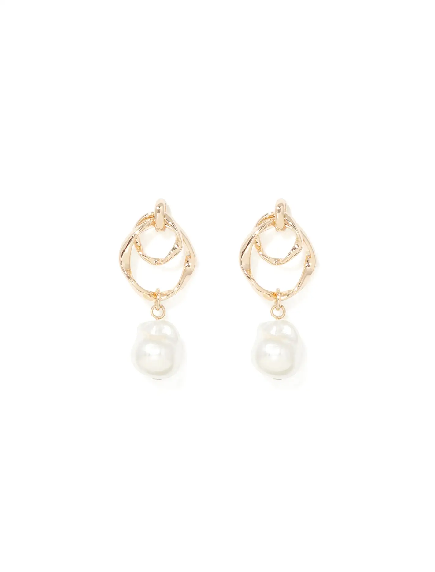 Holly Stud Earrings Pearl Drop Earrings