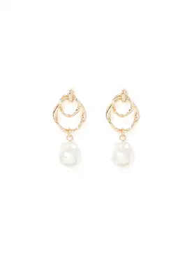 Holly Stud Earrings Pearl Drop Earrings