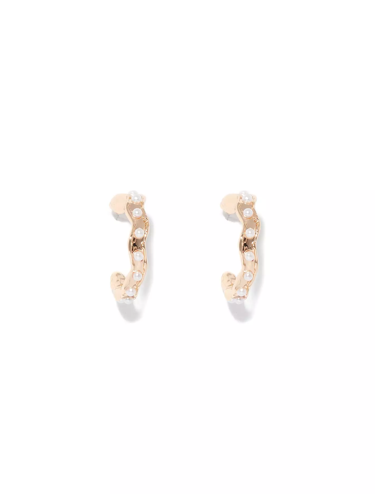 Hope Pearl Hoop Earrings