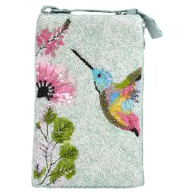 Hummingbird Beaded Crossbody