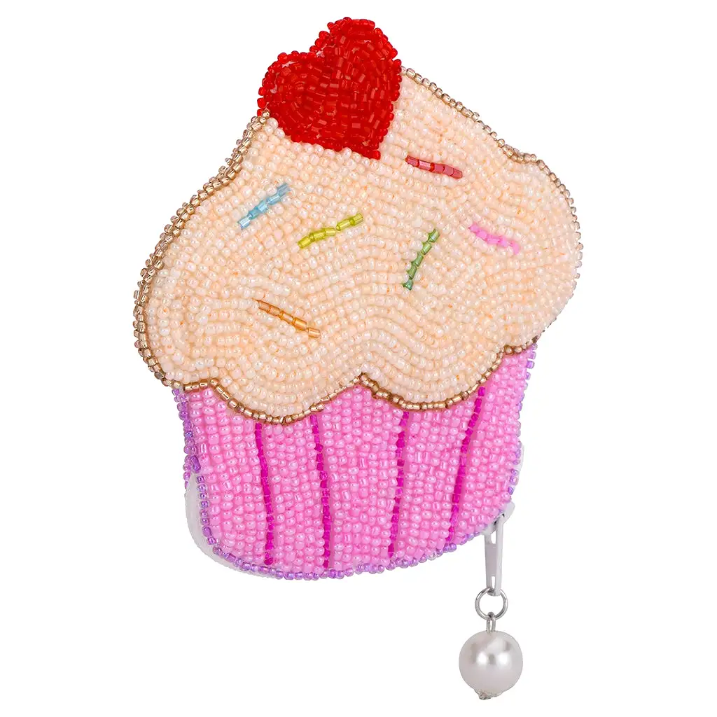 Iscream Cupcake Beaded Purse