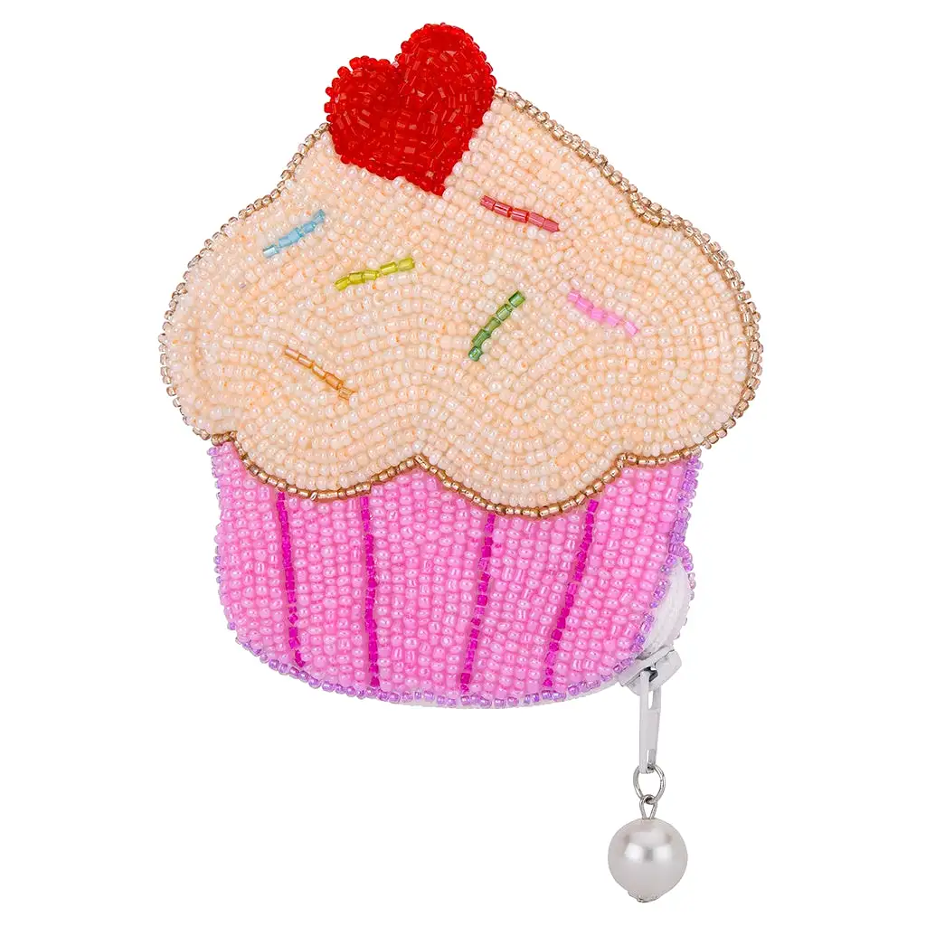 Iscream Cupcake Beaded Purse