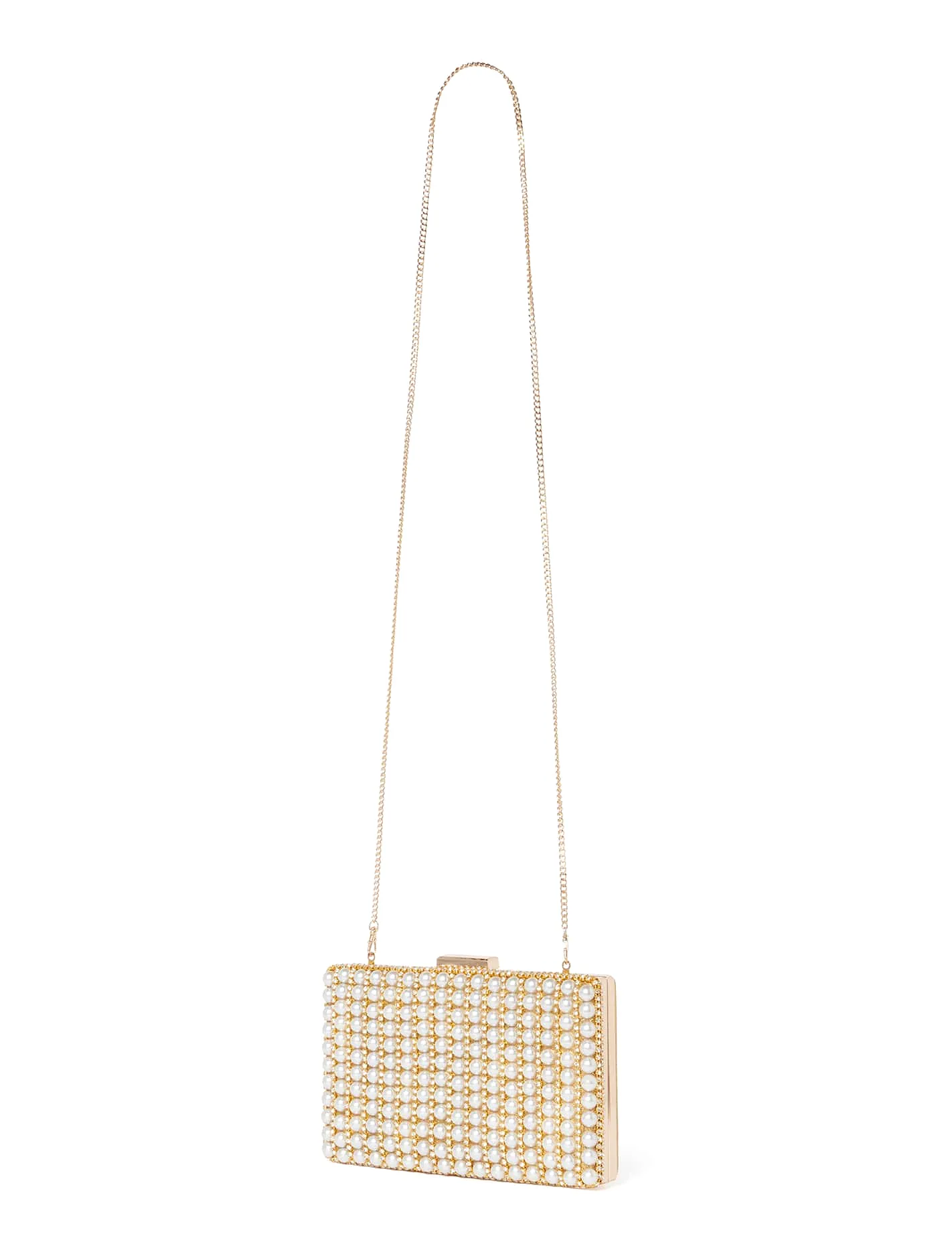 Kelsey Pearl Hardcase Clutch