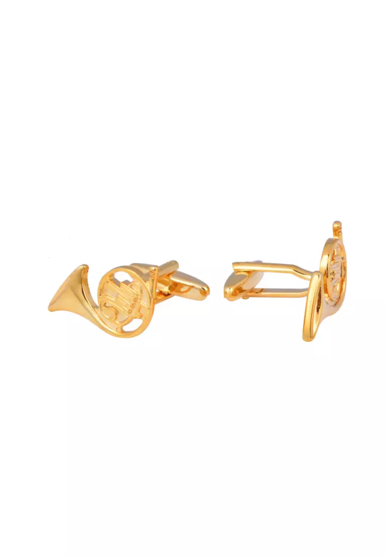 Kings Collection French Horn Cufflinks (KC20349)