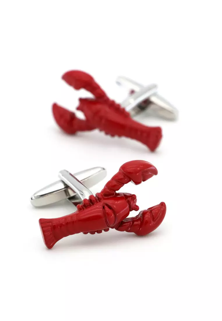 Kings Collection Red Lobster Cufflinks (KC20355)