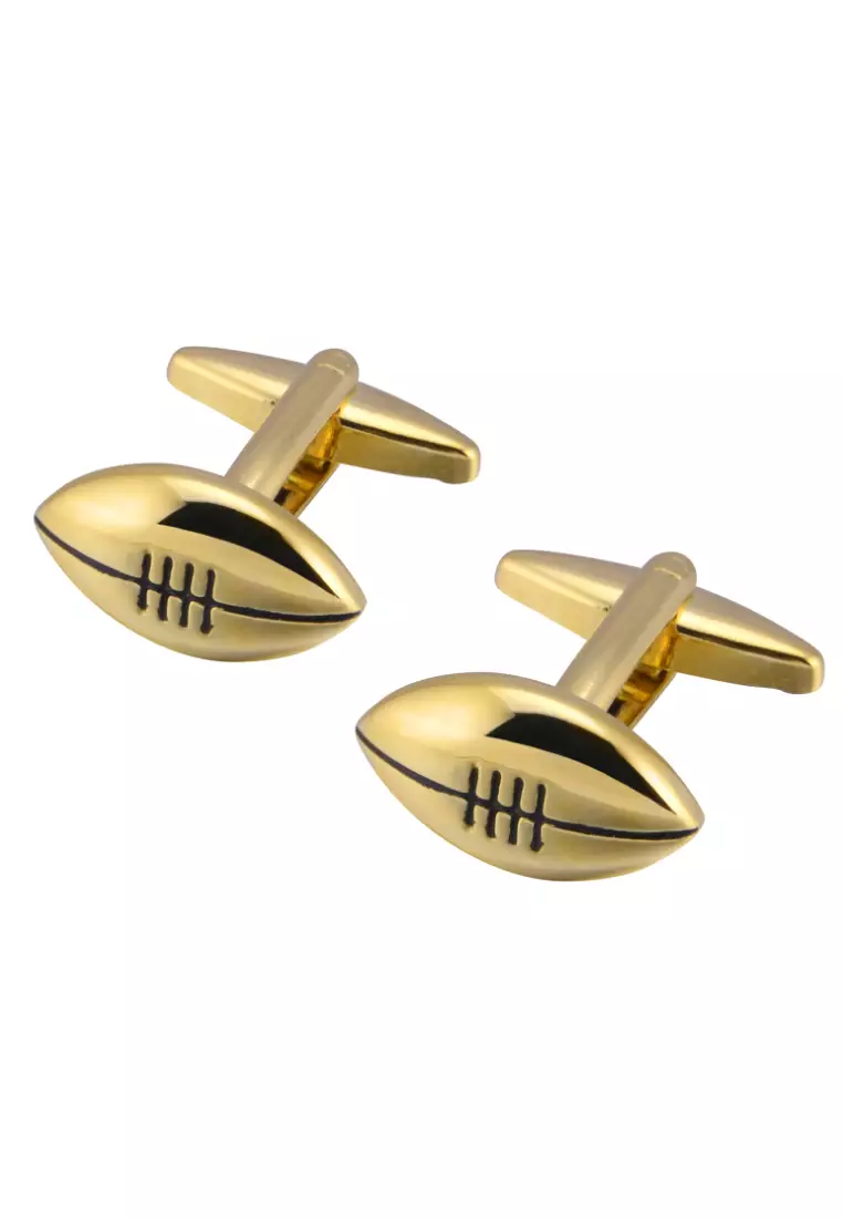 Kings Collection Rugby Football Cufflinks (KC20350)