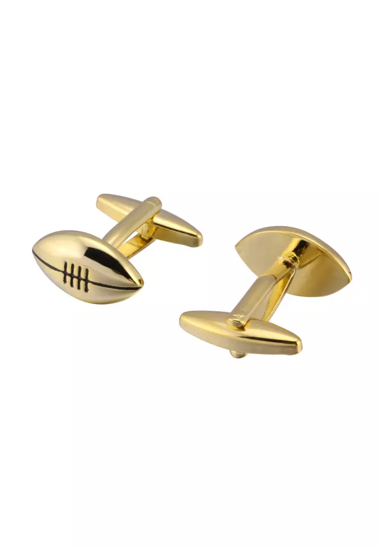 Kings Collection Rugby Football Cufflinks (KC20350)