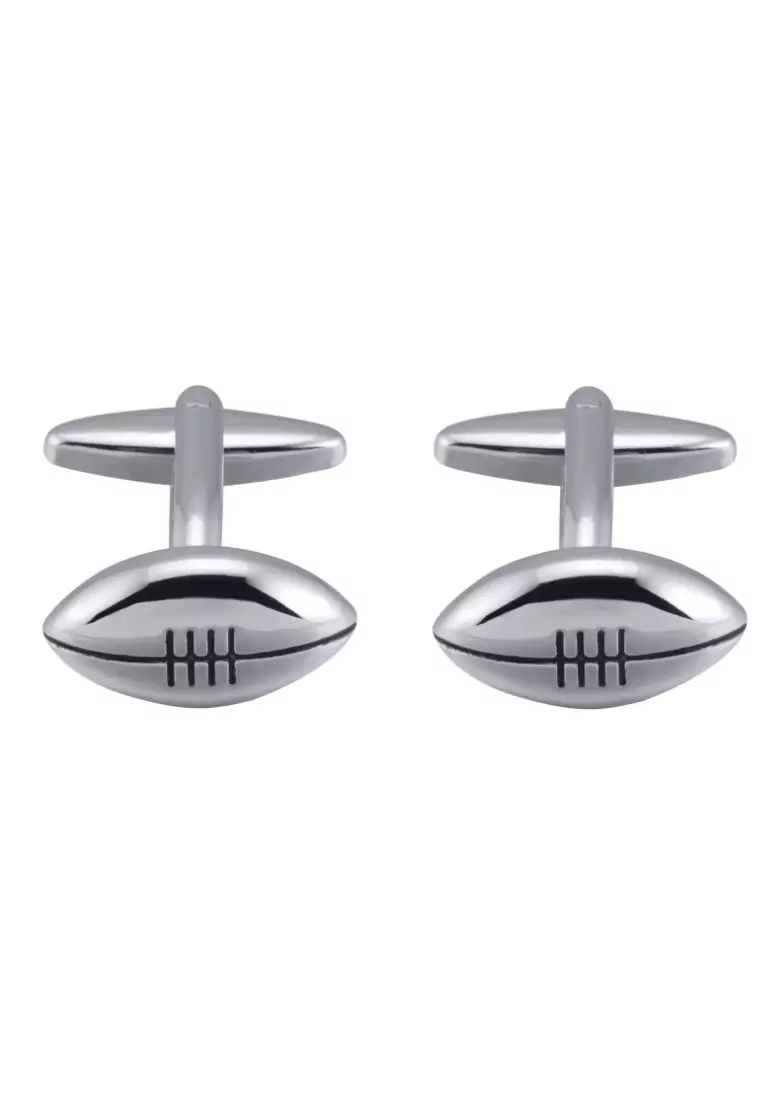 Kings Collection Rugby Football Cufflinks (KC20351)