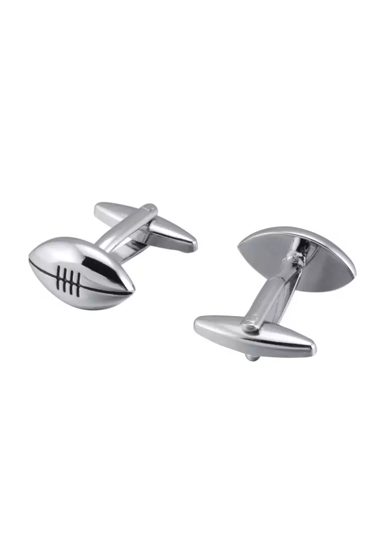 Kings Collection Rugby Football Cufflinks (KC20351)