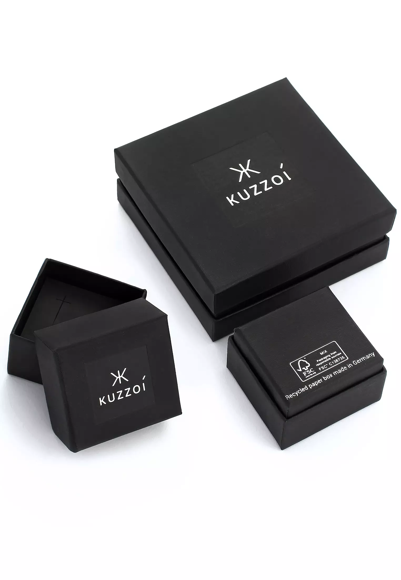 Kuzzoi Jewelry Set Men Set Business Cufflinks Tie Pin Gold Plated