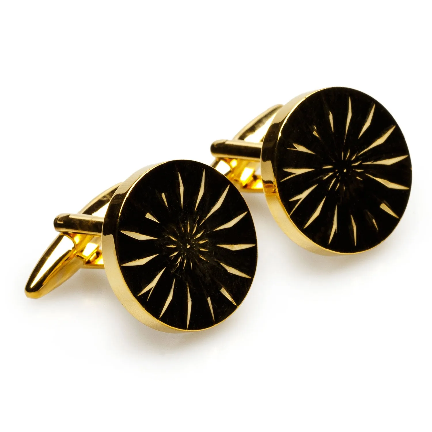 Mr Warhol Gold Cufflinks