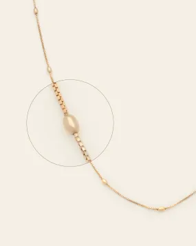 Oval Beaded Chain - Gold Vermeil