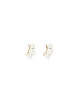 Palmer Pearl Cluster Stud Earrings