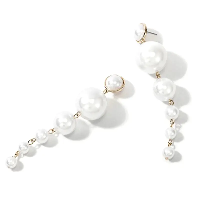 Single Drop Pearl Earrings