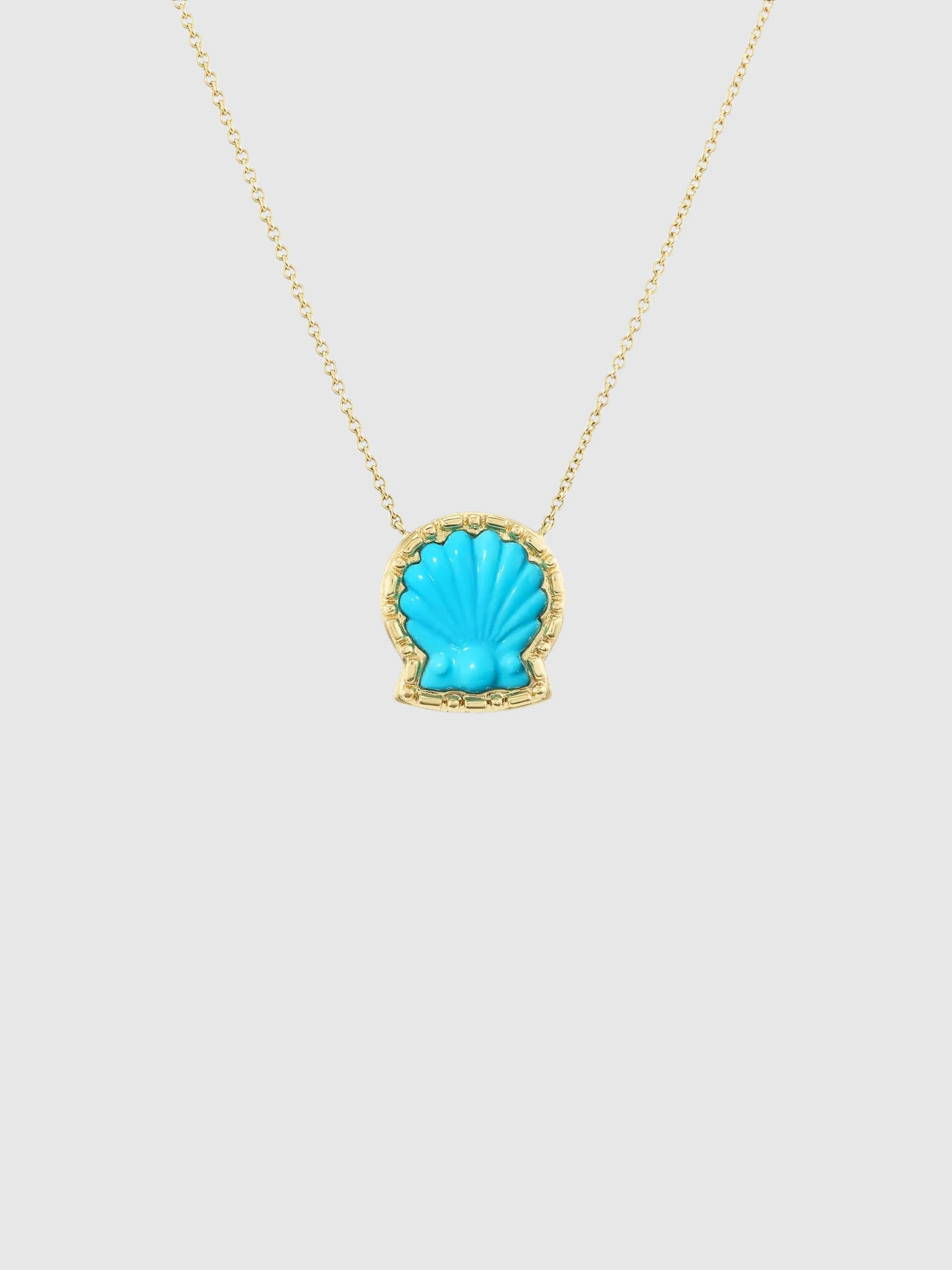 Taras Shell in Turquoise