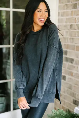 The Slouchy Black Pullover