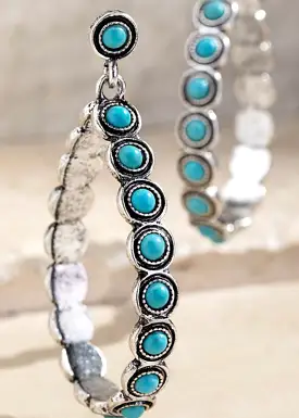 Turquoise Tear Earrings