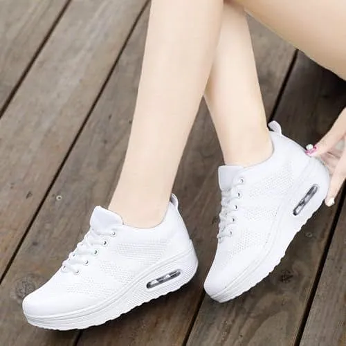 Women's Thick Sole Tennis Shoes