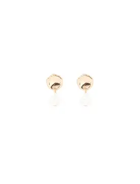 Yolanda Organic Pearl Drop Earrings