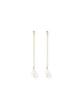 Zoey Dainty Pearl Drop Earrings